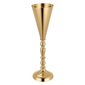 20 PCS Wedding Flower Vase, 16.9 in Tall Trumpet Flower Table Centerpieces, Banquet Vases Easy Installation