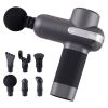 Mini Massage Gun, Percussion Muscle Massage Gun for Athletes - with 5 Speed Levels & 6 Massage Heads, 7.4V 2500mAh Batteries