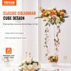 10PCS 23.6inch High Wedding Flower Stand, With Acrylic Laminate,Acrylic Vase Column Geometric Centerpiece Stands
