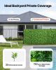 Artificial Plant Wall, 40 x 120 in Artificial Boxwood Panels, Sun Protection Greenery Backdrop Privacy Hedge Fence, Fake Grass Screen for Wedding