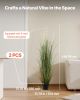 Artificial Grass Plant, 2 Pack 47 inch Reed Flower Grass in Pot