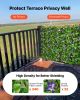 Expandable Fence Privacy Screen, 25.5 x 122 in Expand Artificial Plant Wall, Realistic Artificial Ivy Panel with 50 Zip Ties