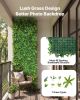Artificial Plant Wall, 40 x 120 in Artificial Boxwood Panels, Sun Protection Greenery Backdrop Privacy Hedge Fence, Fake Grass Screen for Wedding