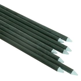5/16" Rod, 4 Ft, 20 Pc Dark Green Solid Plant Support Pole, Gardening Fixture, Tomato And Cucumber Climbing Vine Support Stick (Option: 516rod4ft)